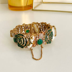 Kangan-e-Sitare Bangles - Emerald Green
