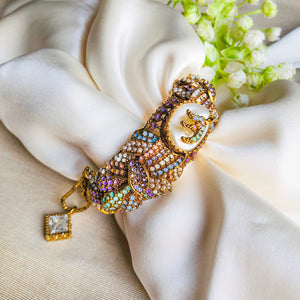 By La Lueur | BN-54 | Gulrang Bangles - Pastle Multi