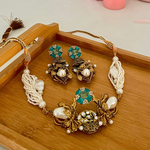 Hoorum Choker Set - Aqua