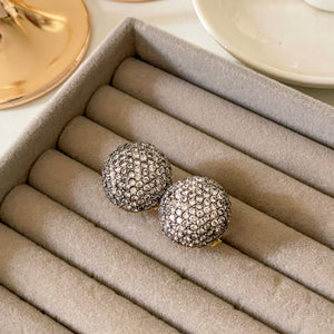 By La Lueur | ER-102 | Shams-e-Jahan Earrings - Crystal