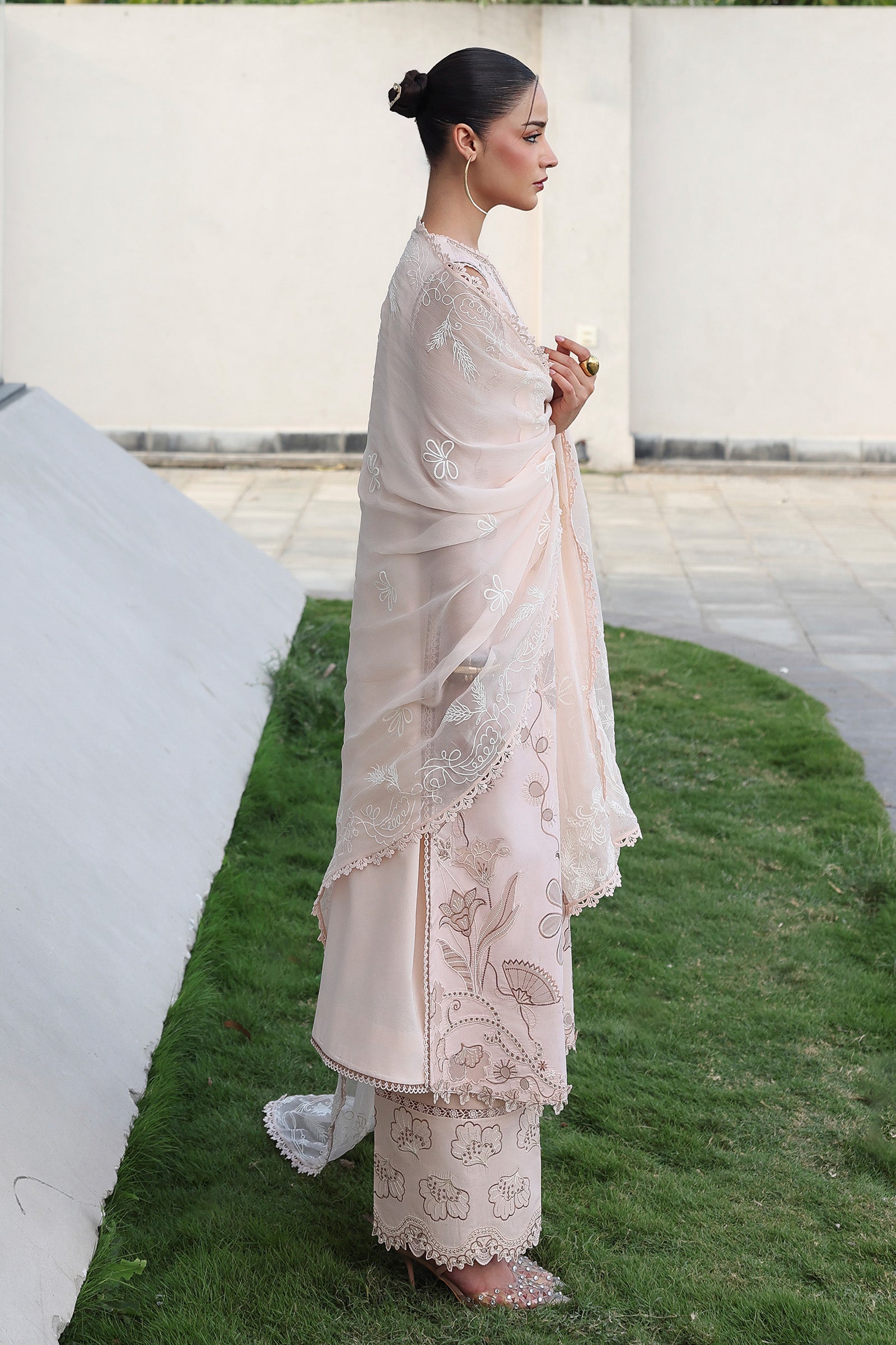 Qalamkar QQL-10 Mila - Dupatta Detail
