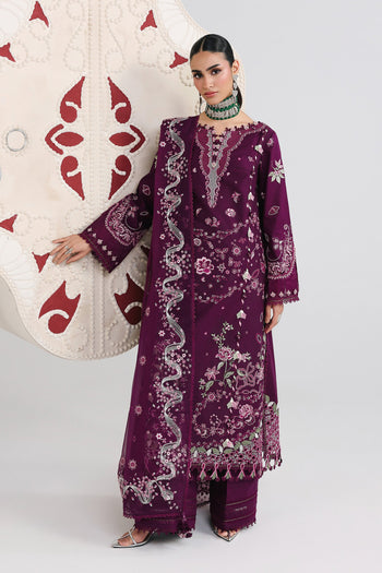 Qalamkar QFL-10 TRESA Festive Lawn Front