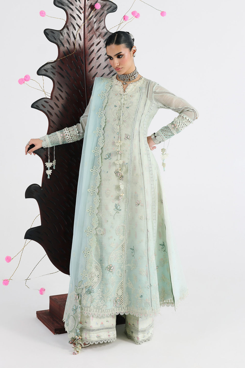 Qalamkar QFL-08 SABEL Festive Lawn Back