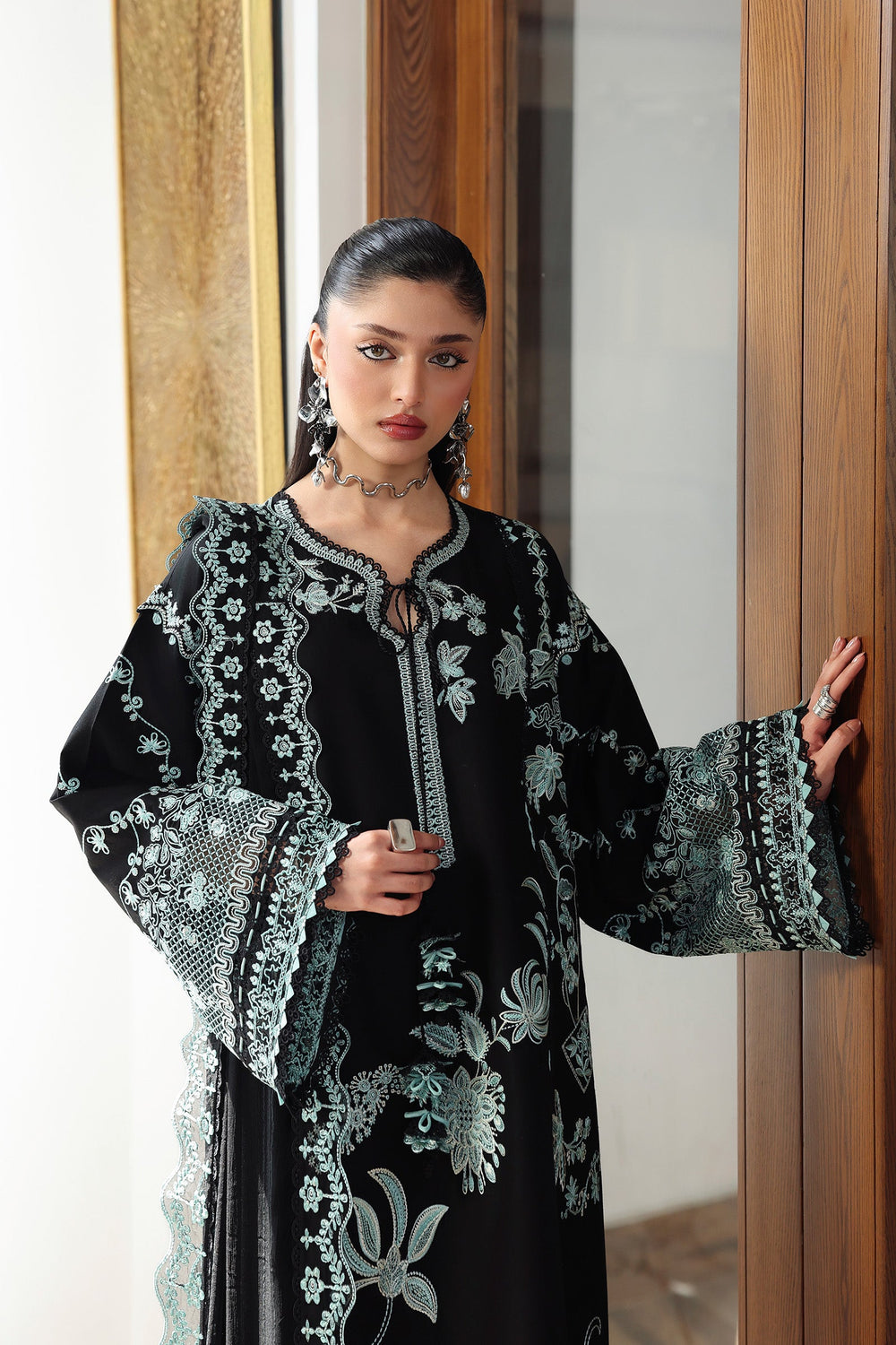 Qalamkar QQL-06 Sana - Dupatta Detail