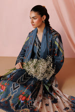 ESRA AZ-ES-DP-10 Classic Blue Printed Lawn Suit