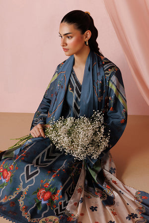 ESRA AZ-ES-DP-10 Classic Blue Printed Lawn Suit