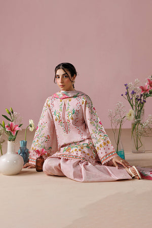 ESRA AZ-ES-DP-14 Pastel Pink Printed Lawn Suit