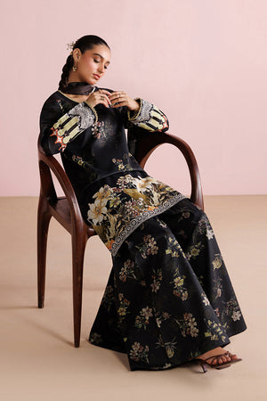 ESRA AZ-ES-DP-18 Black Printed Lawn Suit
