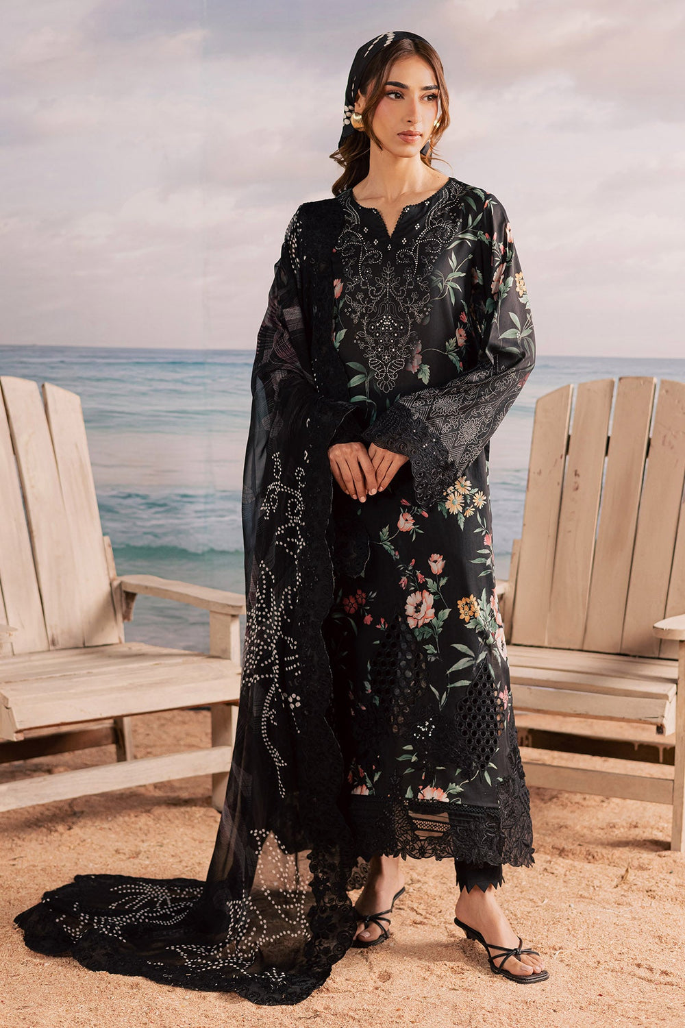 Nureh | AZ-NSG-224 | 3 Piece Embroidered Lawn Suit