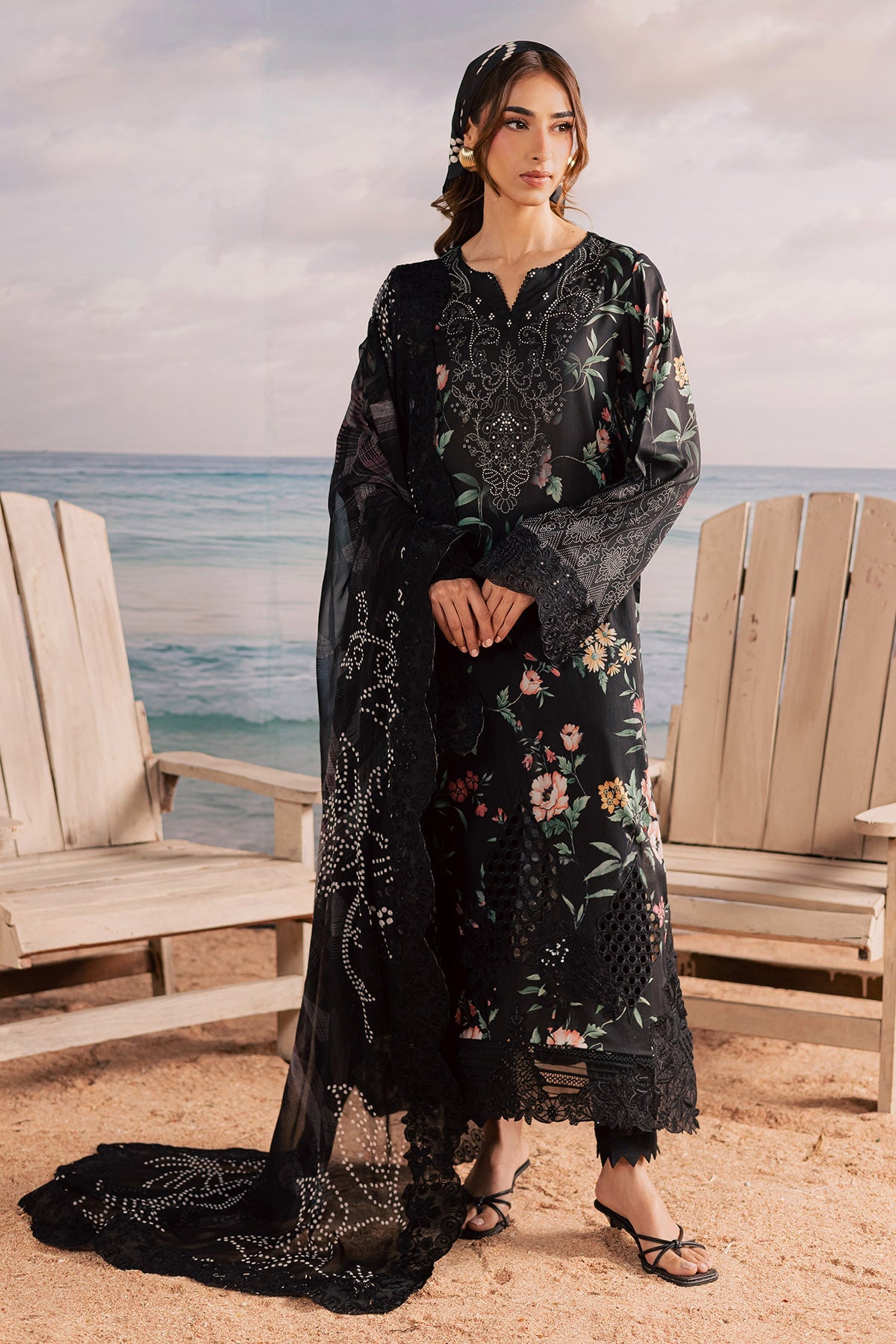 Nureh | AZ-NSG-224 | 3 Piece Embroidered Lawn Suit