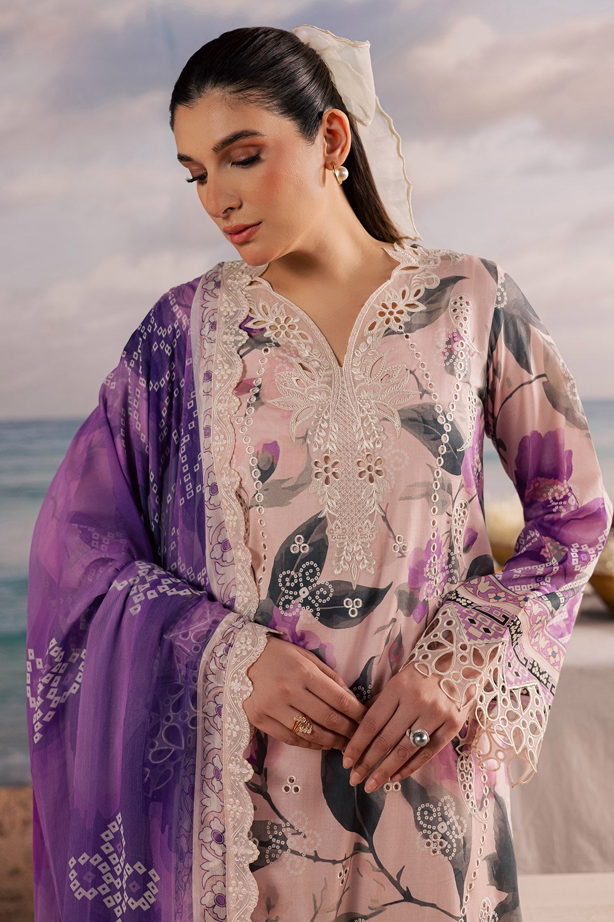 Nureh | AZ-NSG-216 | 3 Piece Embroidered Lawn Suit