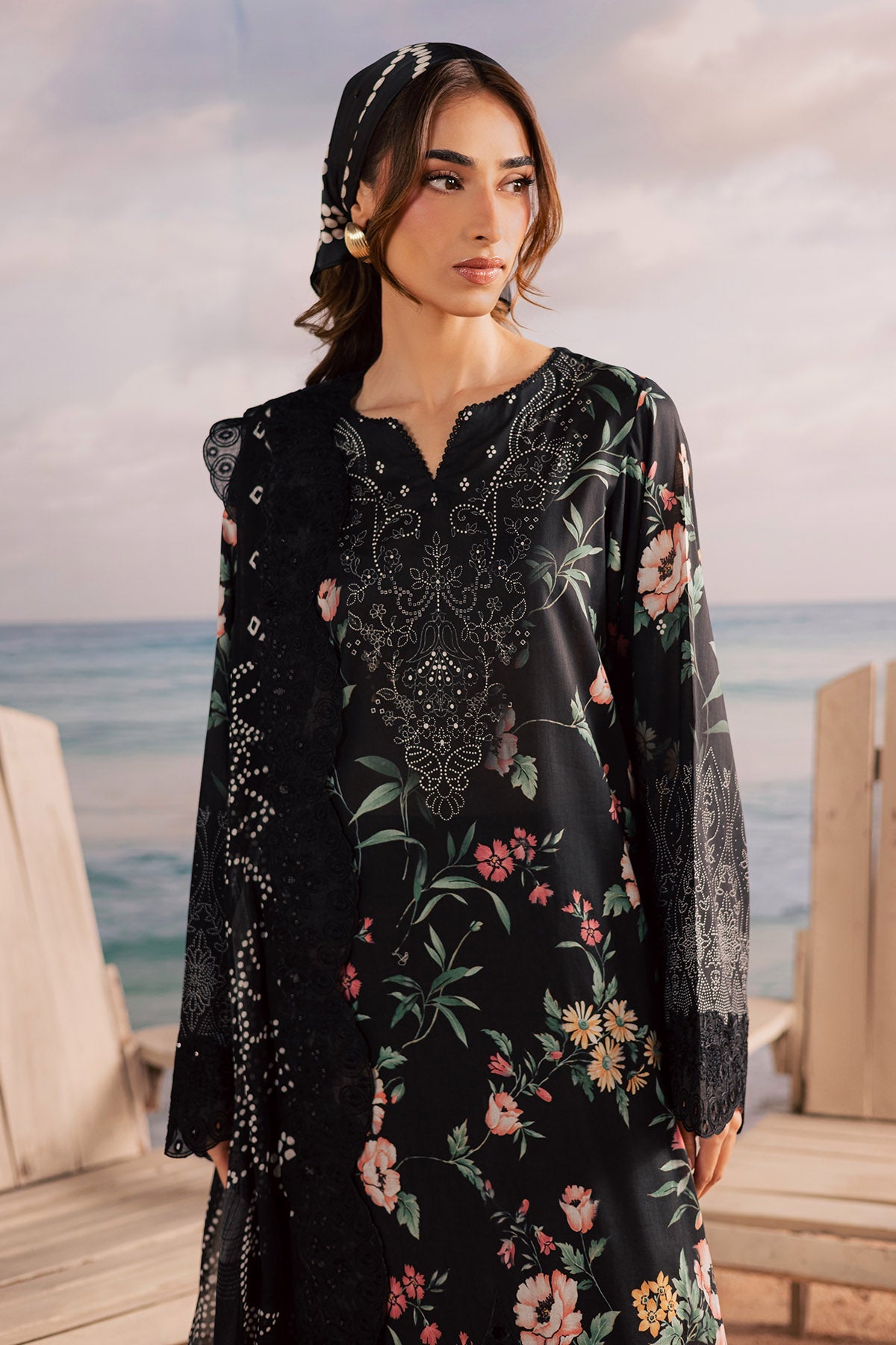 Nureh | AZ-NSG-224 | 3 Piece Embroidered Lawn Suit