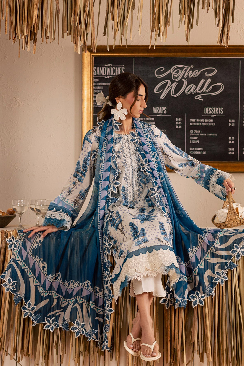 Nureh | AZ-NSG-220 | 3 Piece Embroidered Lawn Suit