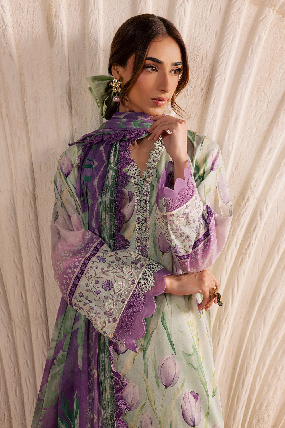 Nureh | AZ-NSG-218 | 3 Piece Embroidered Lawn Suit