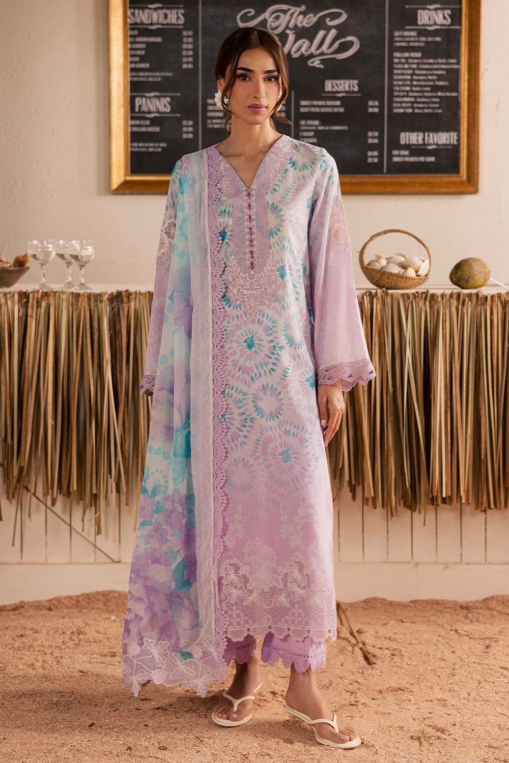 Nureh | AZ-NSG-222 | 3 Piece Embroidered Lawn Suit