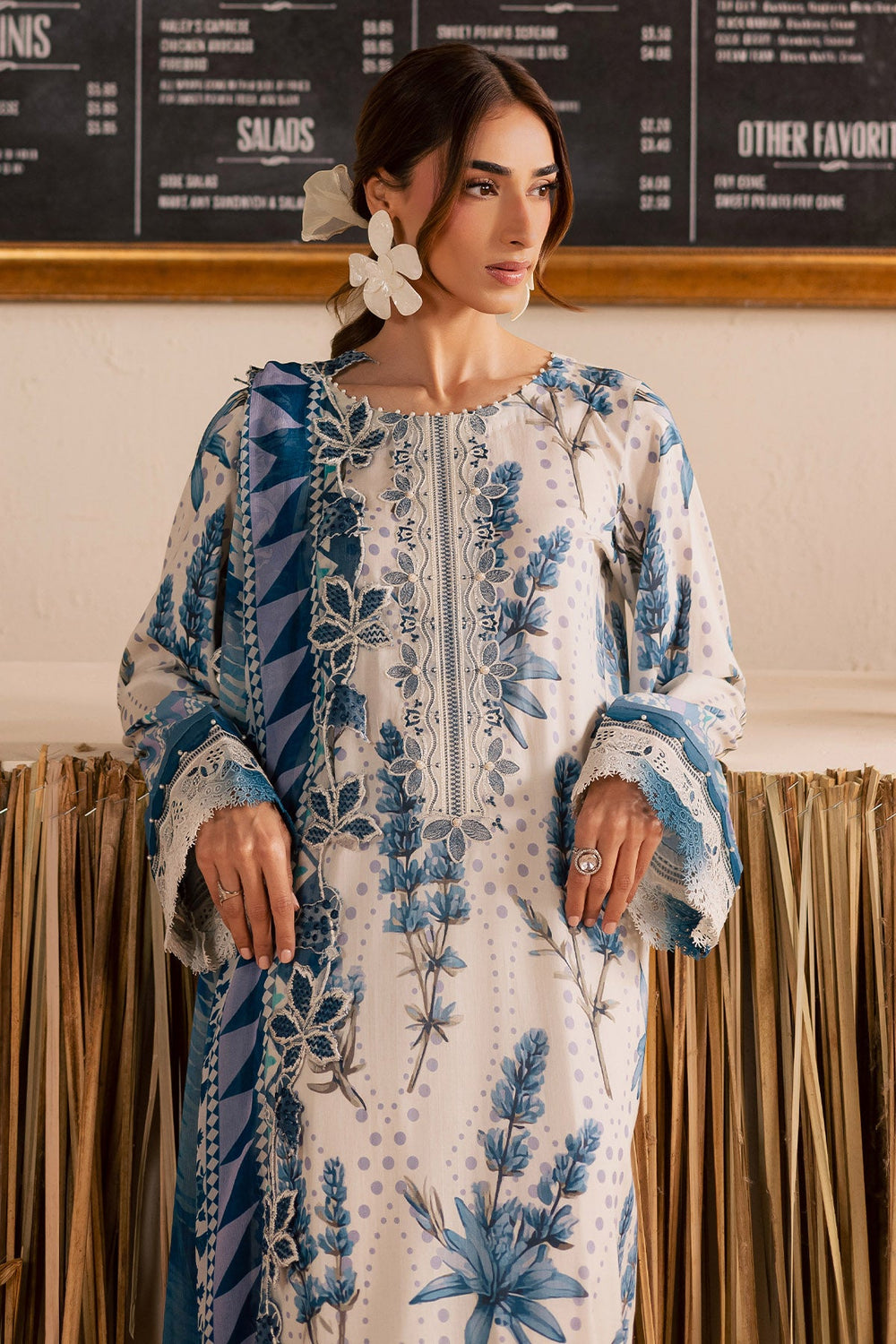Nureh | AZ-NSG-220 | 3 Piece Embroidered Lawn Suit