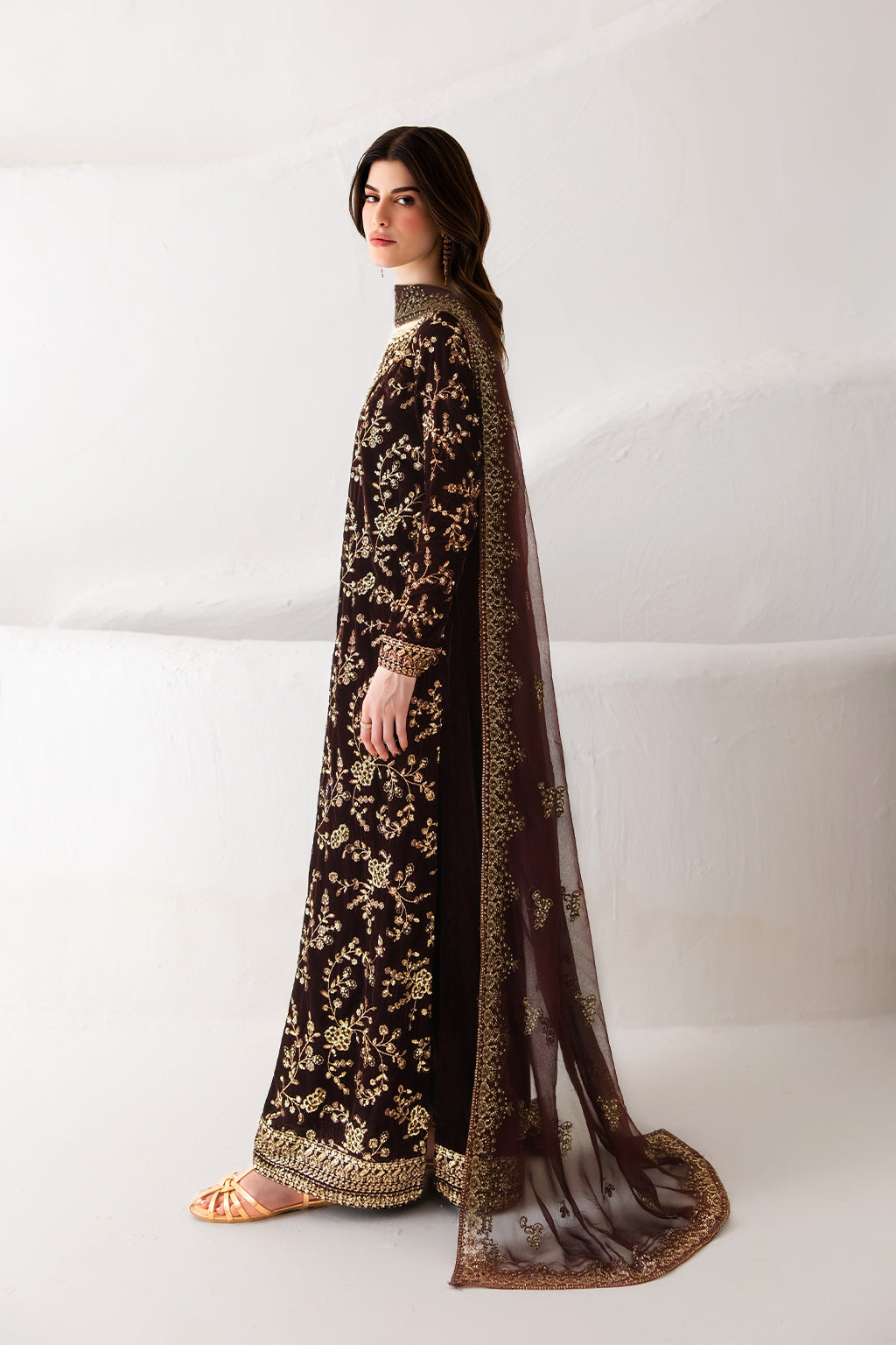 Emaan Adeel Velvet Affair Adeline velvet formal 3 piece stitched suit AZ-EA-ADELINE