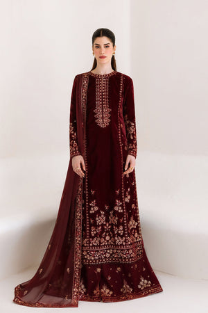 Emaan Adeel Velvet Affair Corinne velvet formal 3 piece stitched suit AZ-EA-CORINNE