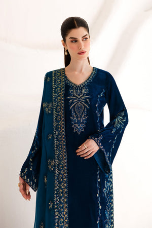 Emaan Adeel Velvet Affair Evanthe velvet formal 3 piece stitched suit AZ-EA-EVANTHE