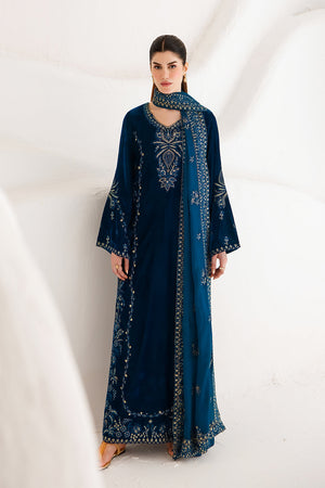 Emaan Adeel Velvet Affair Evanthe velvet formal 3 piece stitched suit AZ-EA-EVANTHE
