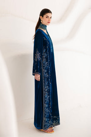 Emaan Adeel Velvet Affair Evanthe velvet formal 3 piece stitched suit AZ-EA-EVANTHE