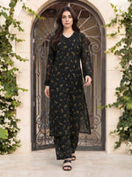 Limelight | AZ-LL-A5987ST-3 | 2 Piece Grip Suit - Embroidered (Pret) - Black