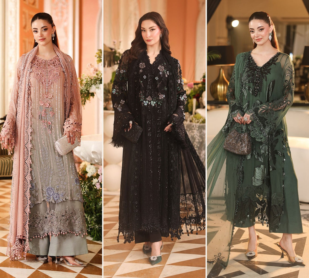 Maria B Chiffons heavy formal suits