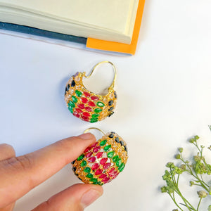 By La Lueur | Chandrika Earrings - Multi