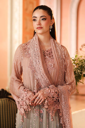 Maria B Chiffons Ombre Blossom heavy formal 3 piece stitched suit AZ-MBCH-D-02