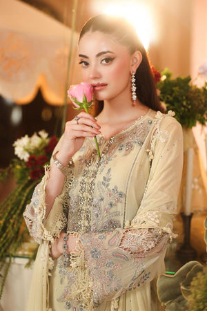Maria B Chiffons Pastel Sunshine heavy formal 3 piece stitched suit AZ-MBCH-D-08