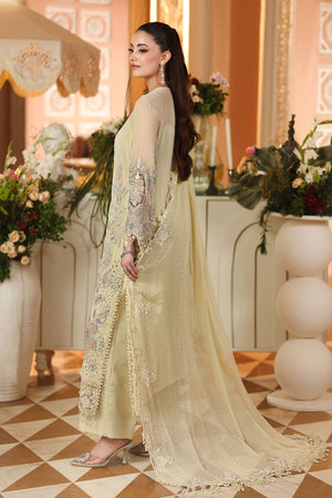 Maria B Chiffons Pastel Sunshine heavy formal 3 piece stitched suit AZ-MBCH-D-08