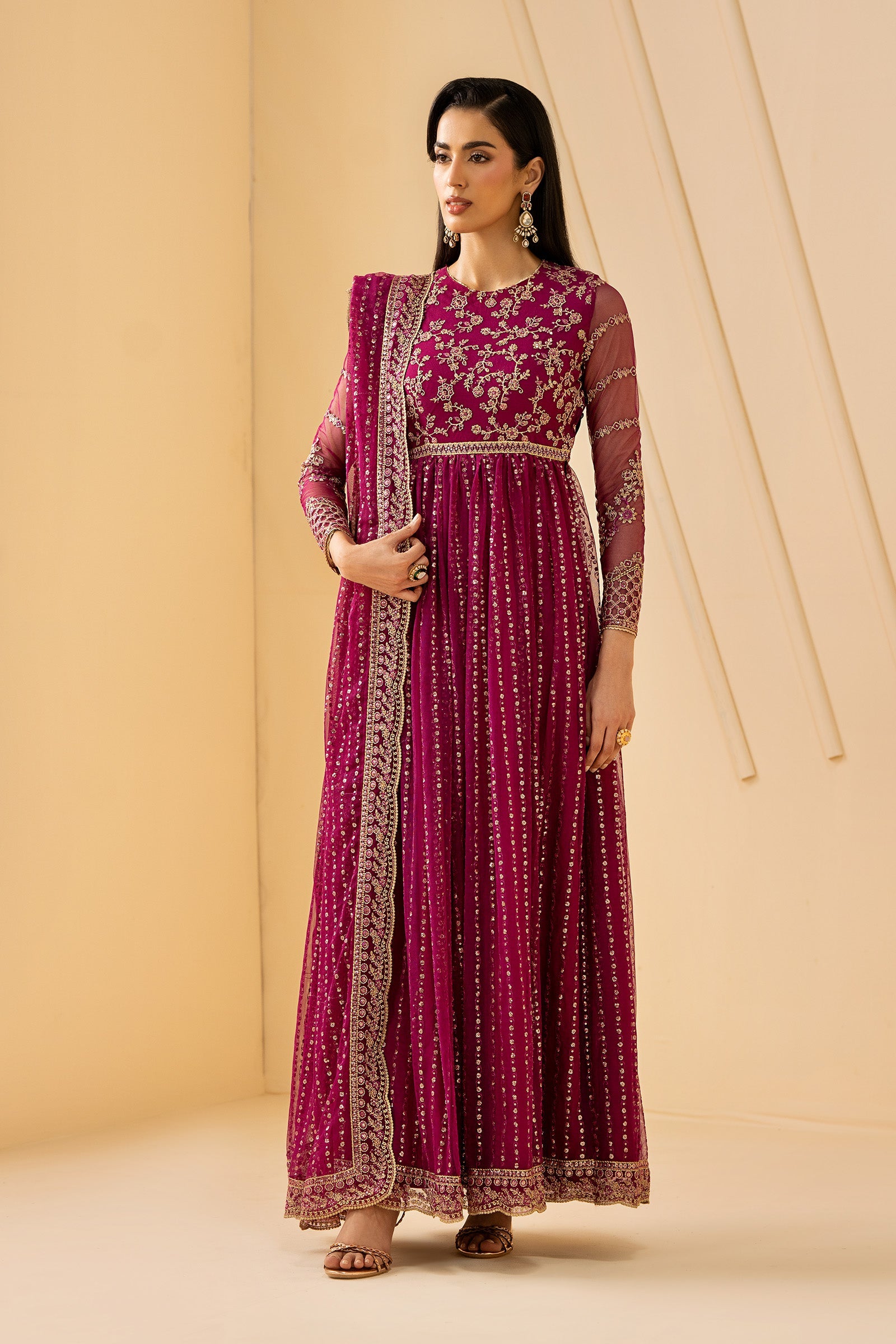 Zarif | AZ-ZRF-05-SADAA | Riwayat Luxury Chiffon Suit