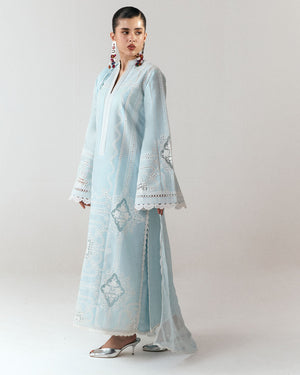 Hussain Rehar Jugnu Dira Aqua Blue