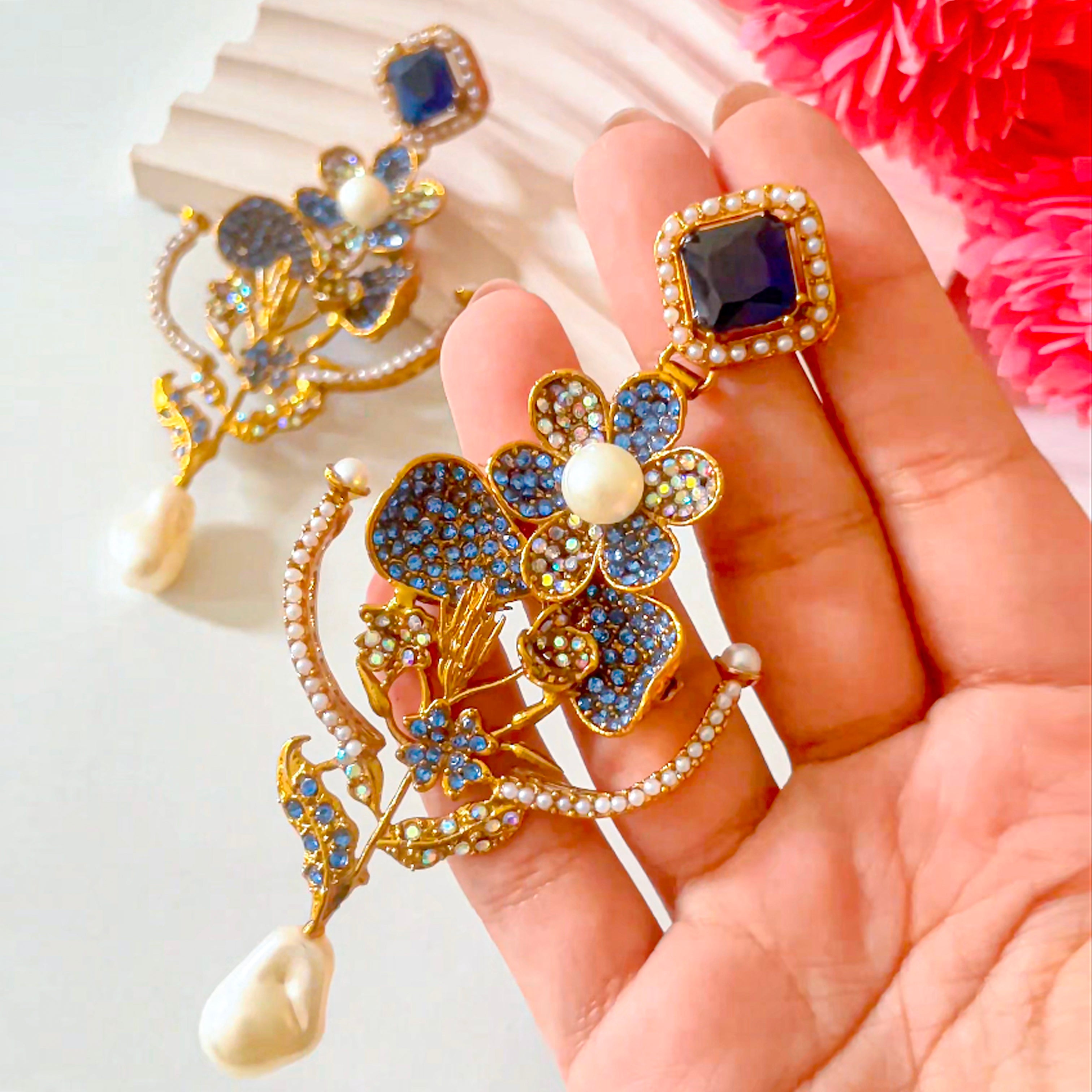 By La Lueur | ER-112 | Heer-e-Rang Earrings