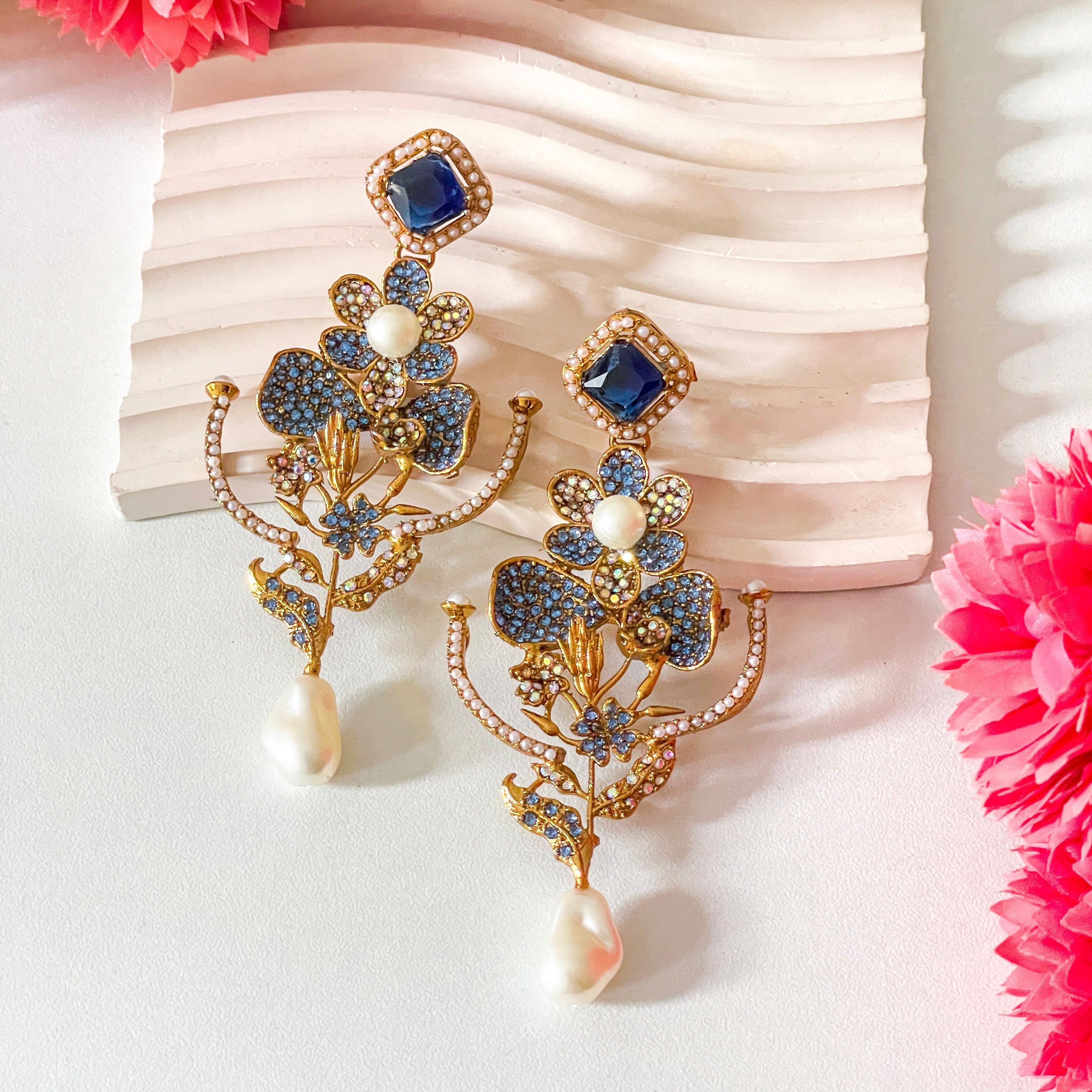 By La Lueur | ER-112 | Heer-e-Rang Earrings