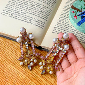 By La Lueur | ER-113 | Ayla Earrings - Rose