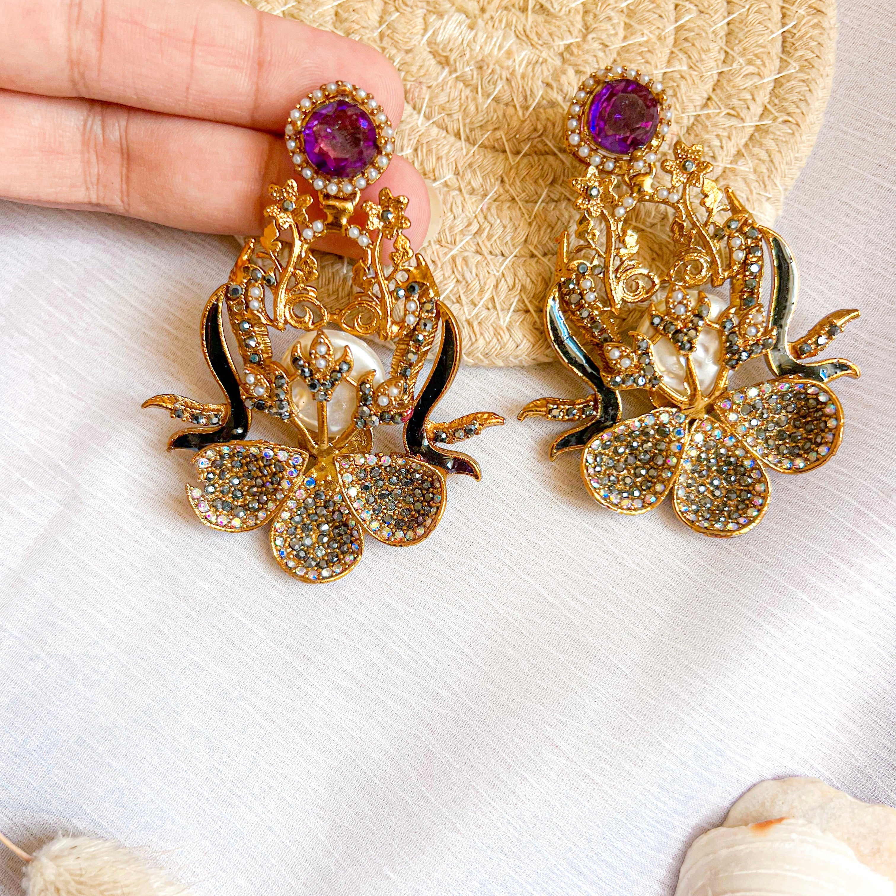 By La Lueur | ER-114 | Khushbu-e-Bahar Earrings