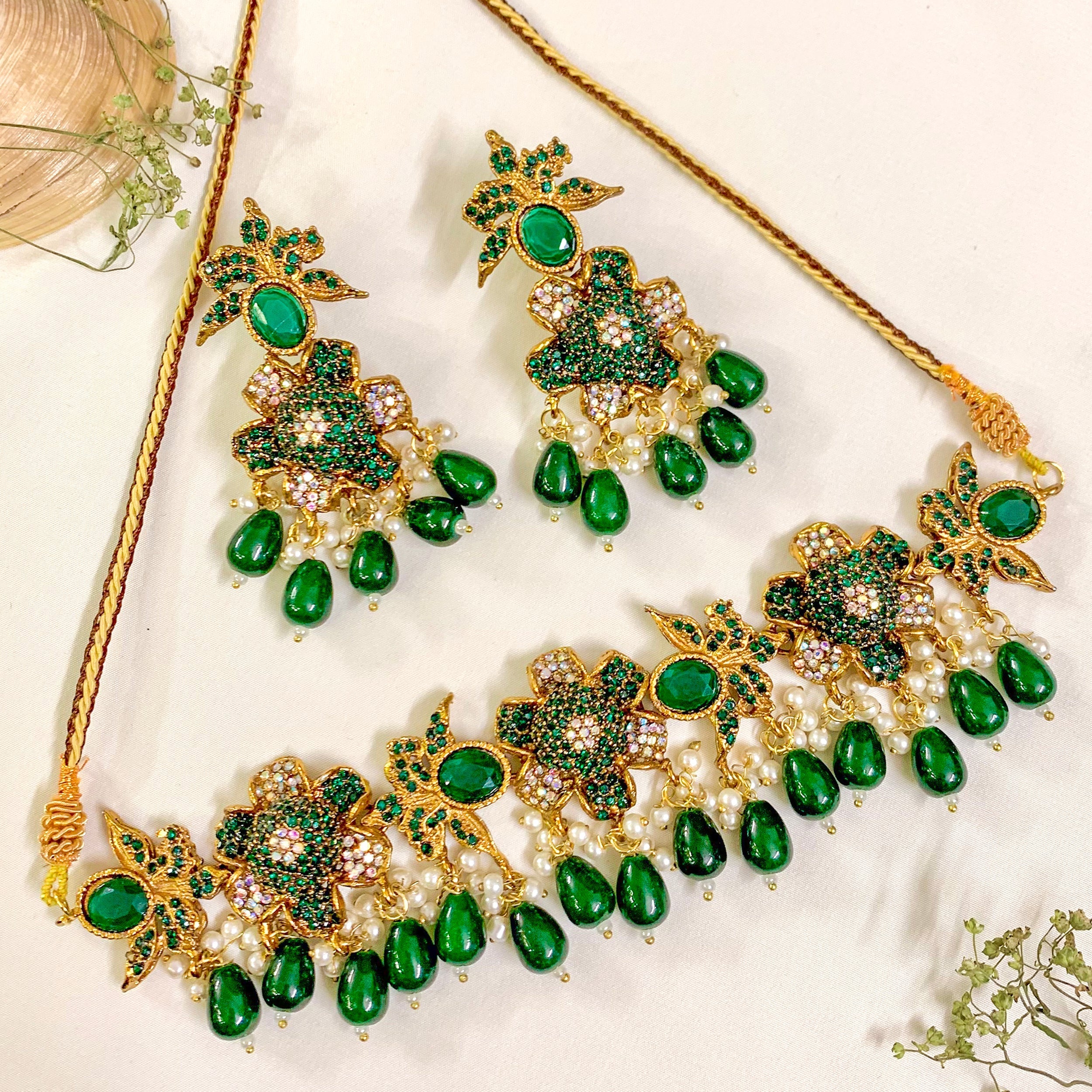By La Lueur | CS-66 | Gulposh Choker Set