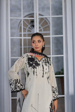 M/Basics by Maria B | AZ-MB-06-B | Summer Stitched Suit