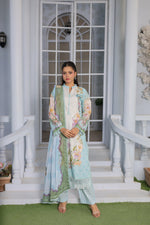 M/Basics by Maria B | AZ-MB-05-A | Summer Stitched Suit