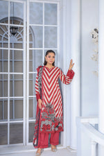 M/Basics by Maria B | AZ-MB-08-B | Summer Stitched Suit