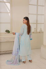 M/Basics by Maria B | AZ-MB-02-B | Summer Stitched Suit