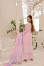 M/Basics by Maria B | AZ-MB-10-B | Summer Stitched Suit
