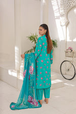 M/Basics by Maria B | AZ-MB-09-A | Summer Stitched Suit