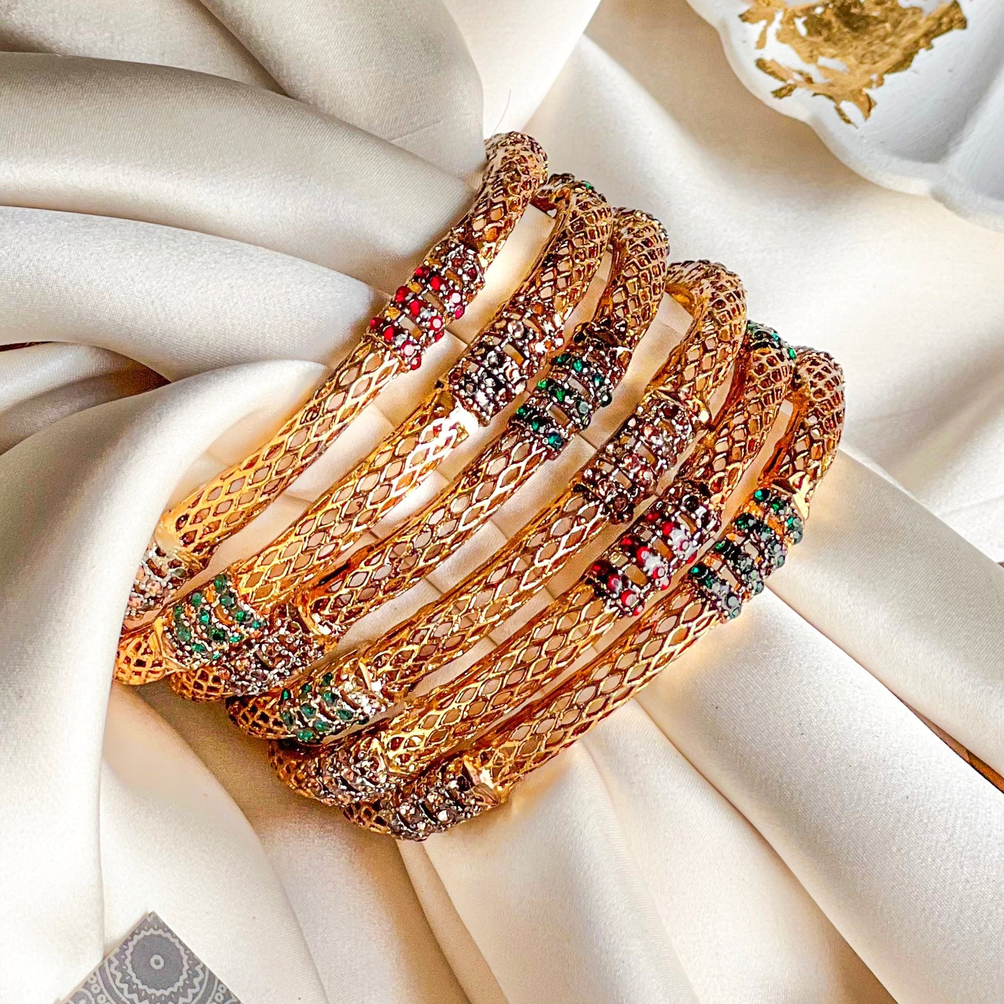 By La Lueur | BN-58 | Khanak Bangles - Multi