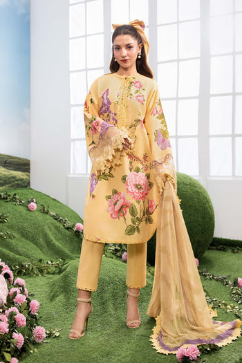 M/Basics by Maria B | AZ-MB-04-B | Summer Stitched Suit