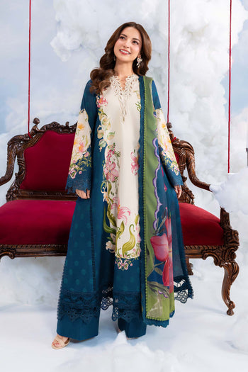 M/Basics by Maria B | AZ-MB-05-B | Summer Stitched Suit