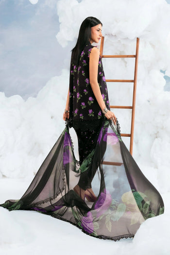 M/Basics by Maria B | AZ-MB-09-B | Summer Stitched Suit
