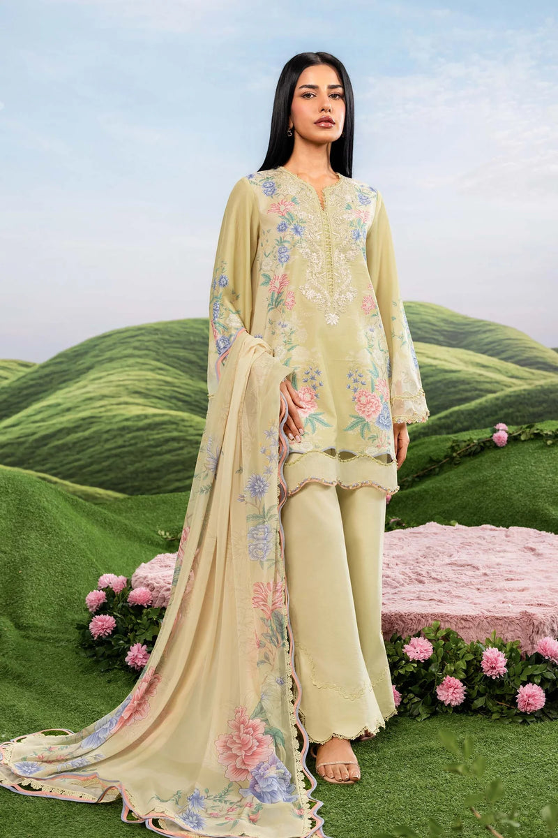 M/Basics by Maria B | AZ-MB-11-A | Summer Stitched Suit
