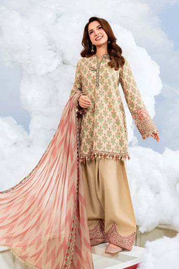 M/Basics by Maria B | AZ-MB-12-A | Summer Stitched Suit